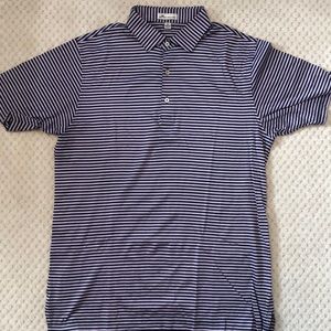 Peter Millar striped Polo Size Medium